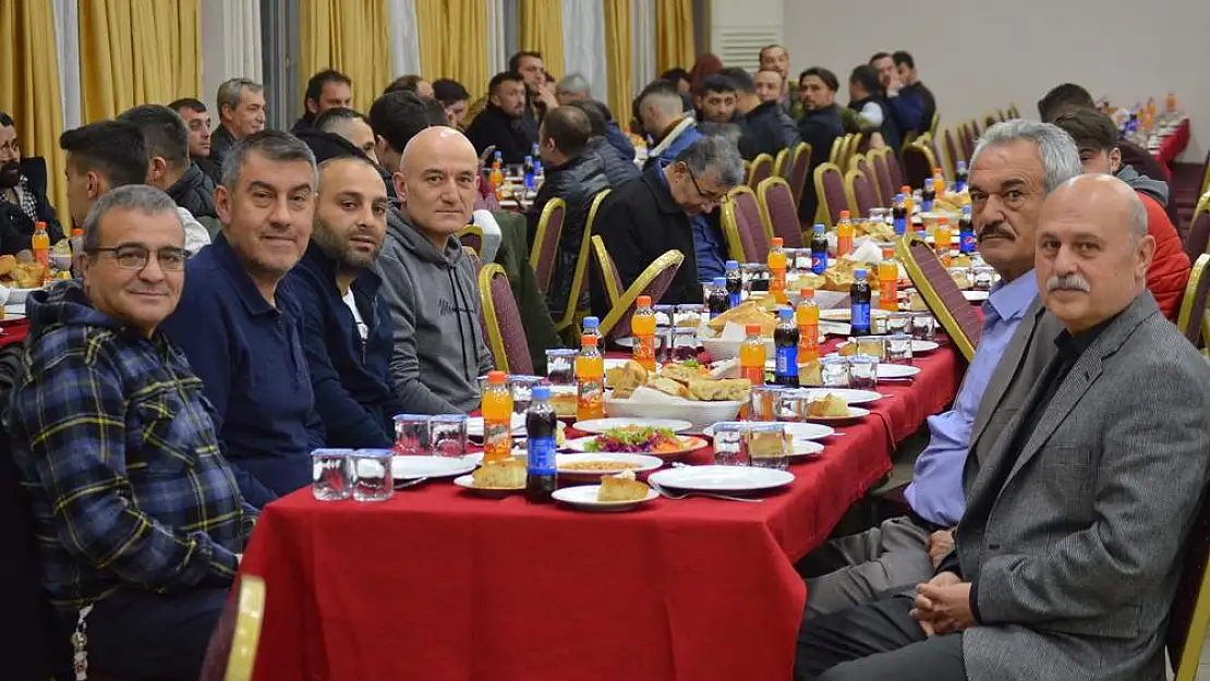 Maden işçileri iftar yemeğinde buluştu