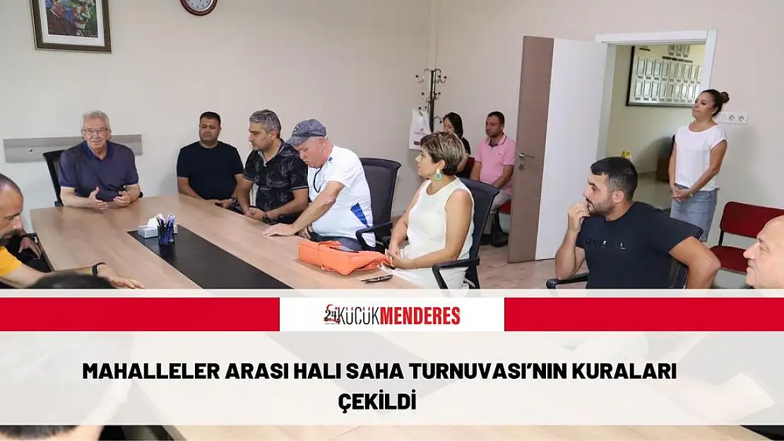 Mahalleler arası Halı Saha Turnuvası'nın kuraları çekildi