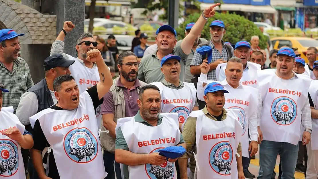 Menderes Belediyesi işçilerinden grev kararı