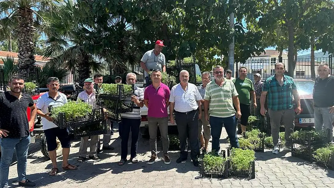 Menderes’in Atalık Fideleri Üreticiyle Buluştu