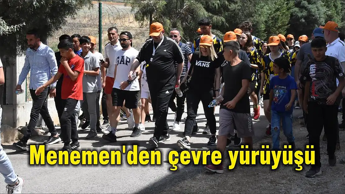 Menemen'den çevre yürüyüşü