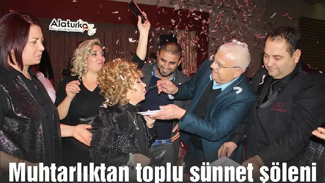 Muhtarlıktan toplu sünnet şöleni