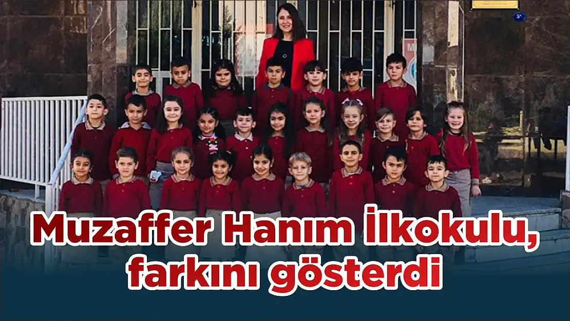 Muzaffer Hanım İlkokulu, farkını gösterdi