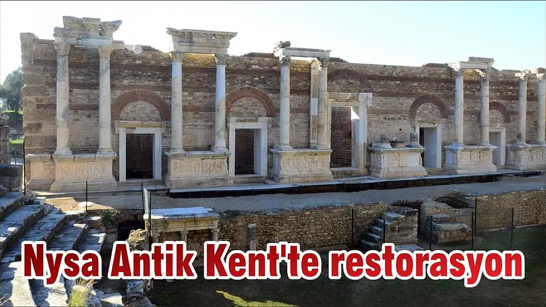 Nysa Antik Kent'te restorasyon