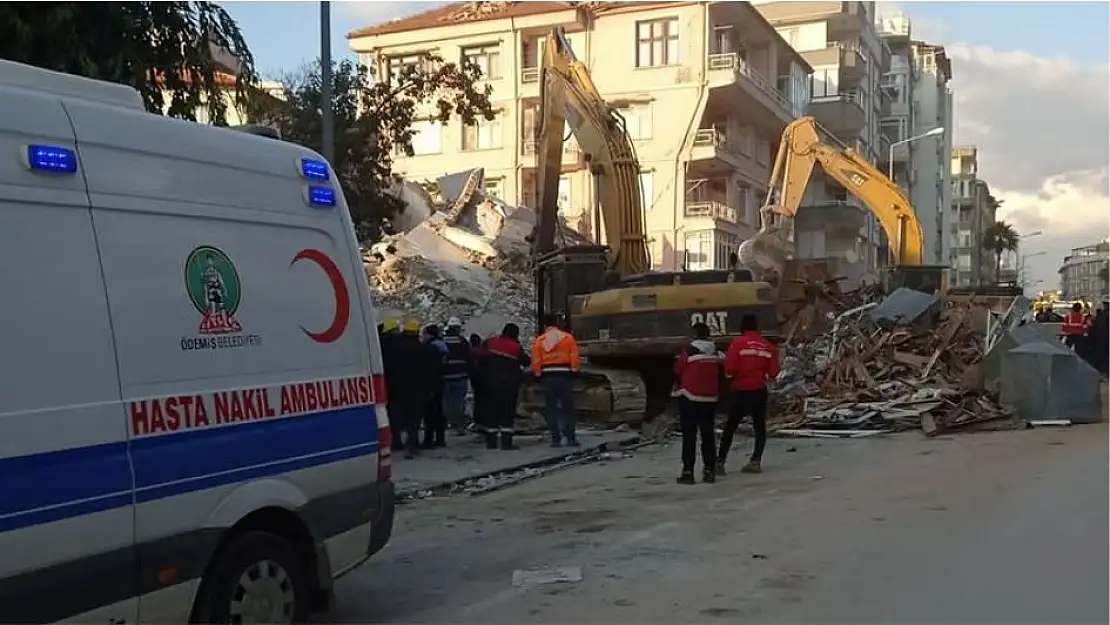 ÖDEMİŞ BELEDİYESİ HASTA NAKİL ARACI HATAY'A ULAŞTI