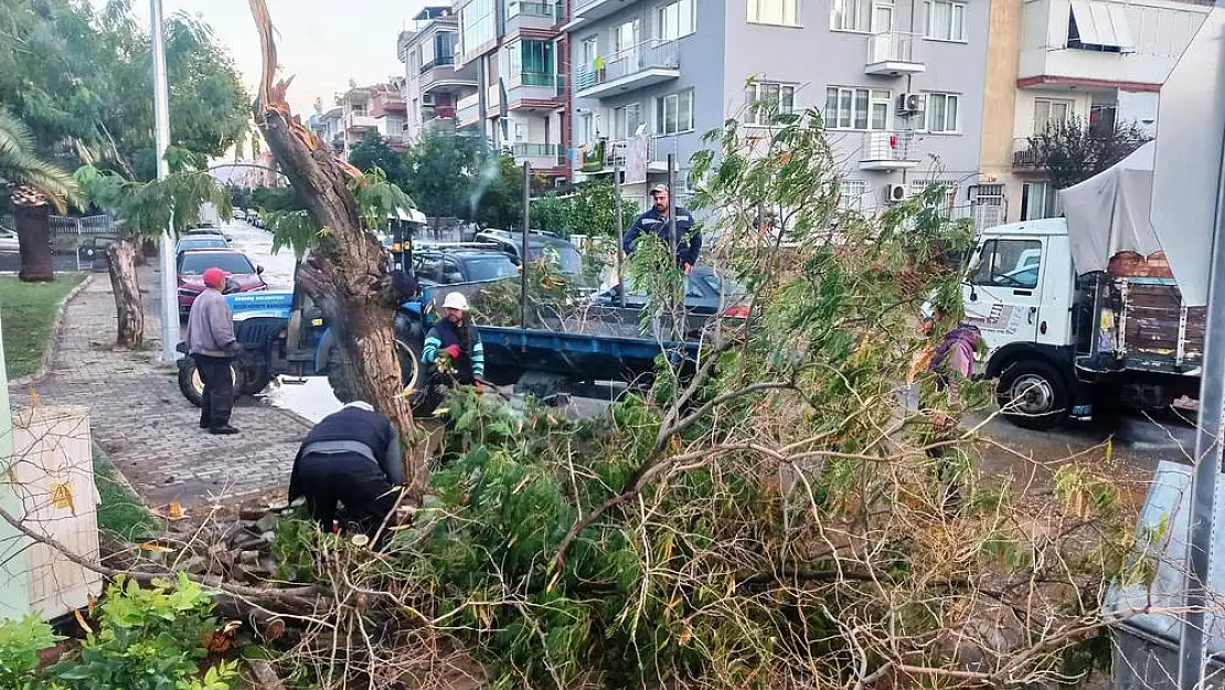 Ödemiş Belediyesi yaşanan afet sonrası teyakkuzda