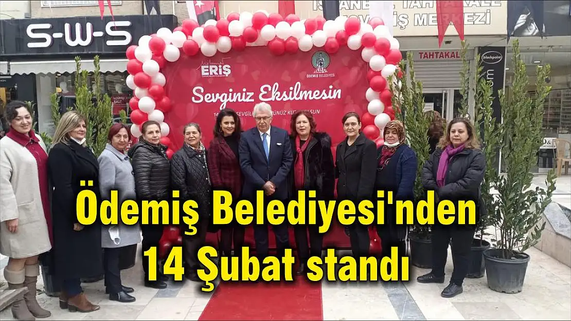 Ödemiş Belediyesi'nden 14 Şubat standı