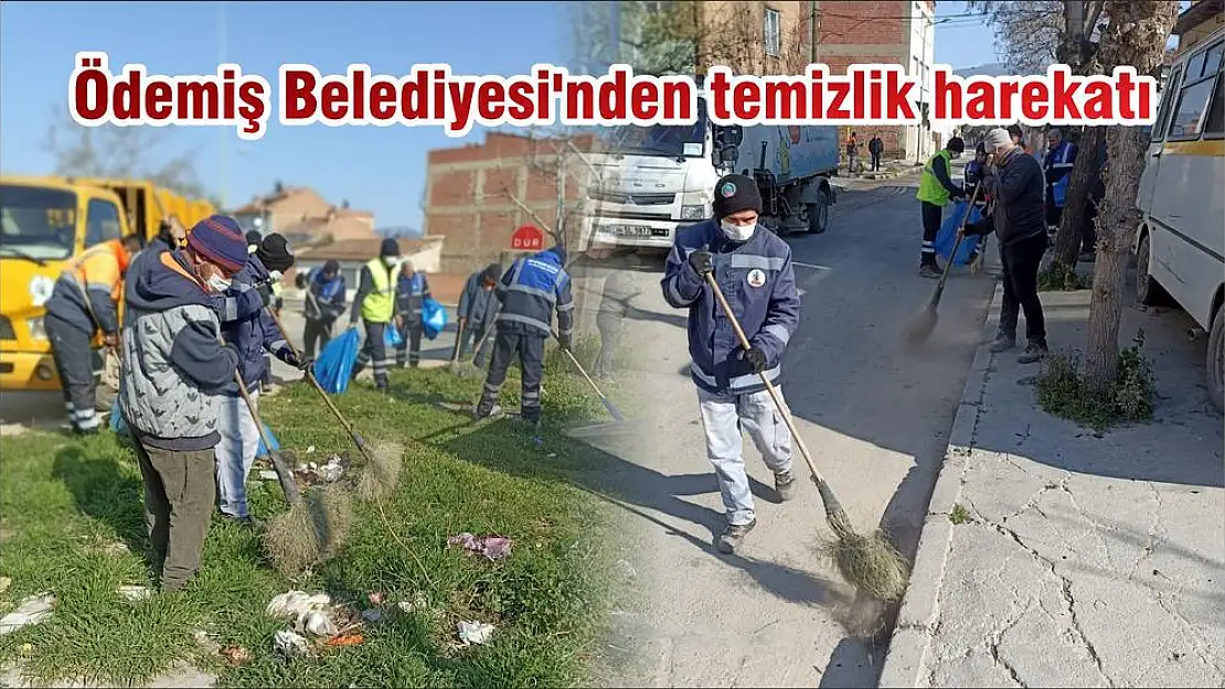 Ödemiş Belediyesi'nden temizlik harekatı