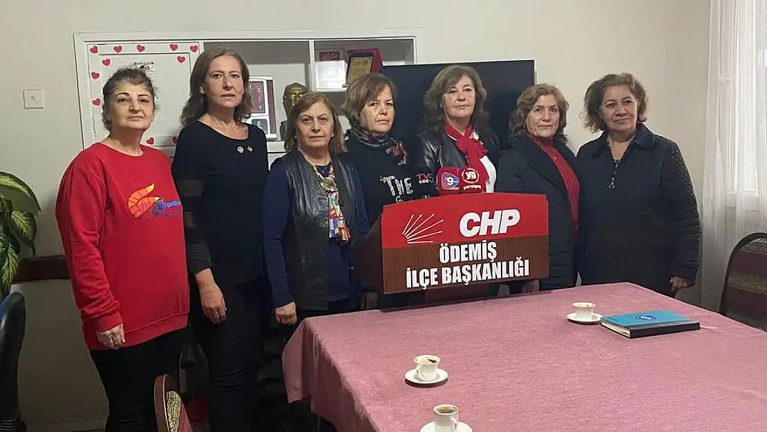 Ödemiş CHP Kadın Kollarından basın açıklaması