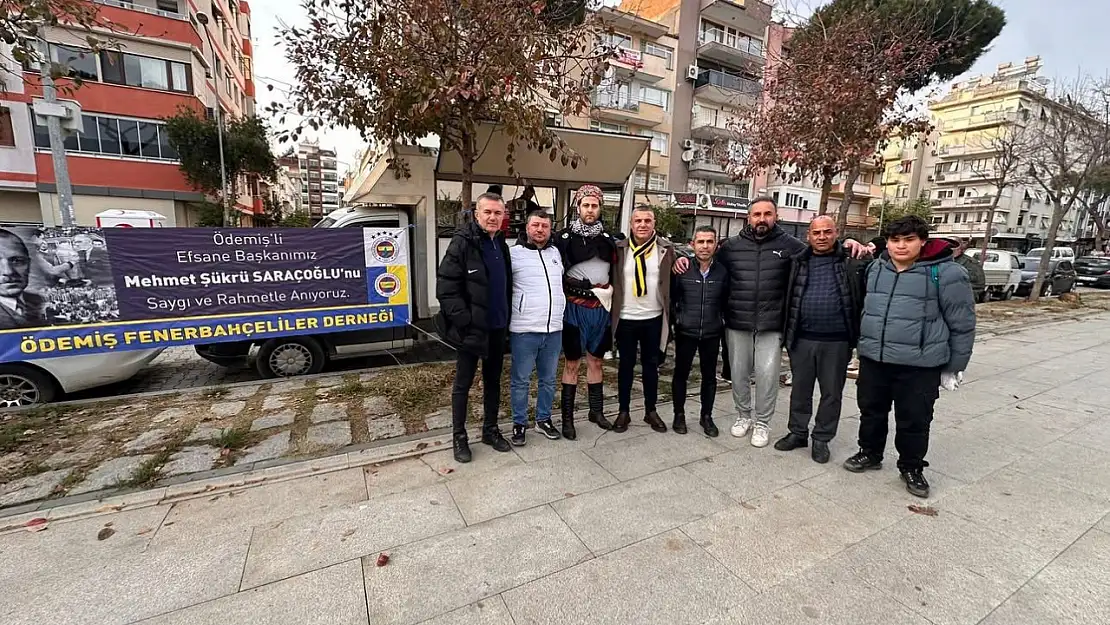 Ödemiş Fenerbahçeliler Derneği, Şükrü Saracoğlu'nu Memleketinde Andı