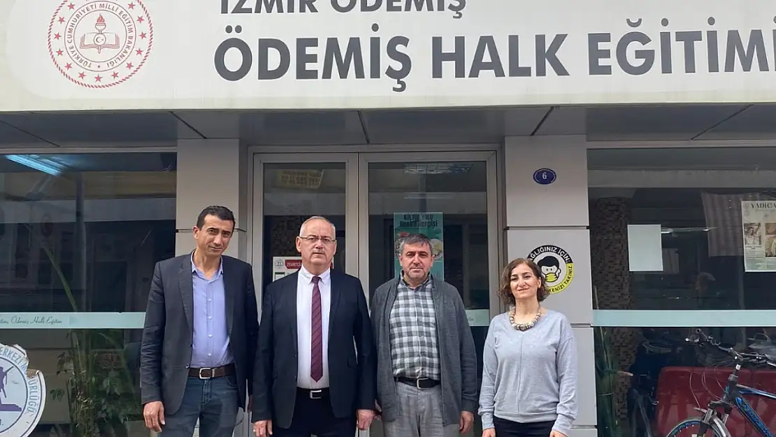 Ödemiş İlçe Milli Eğitim Müdürü Sunullah DESTİCİOĞLU, Halk Eğitim Merkezi'ni Ziyaret Etti 