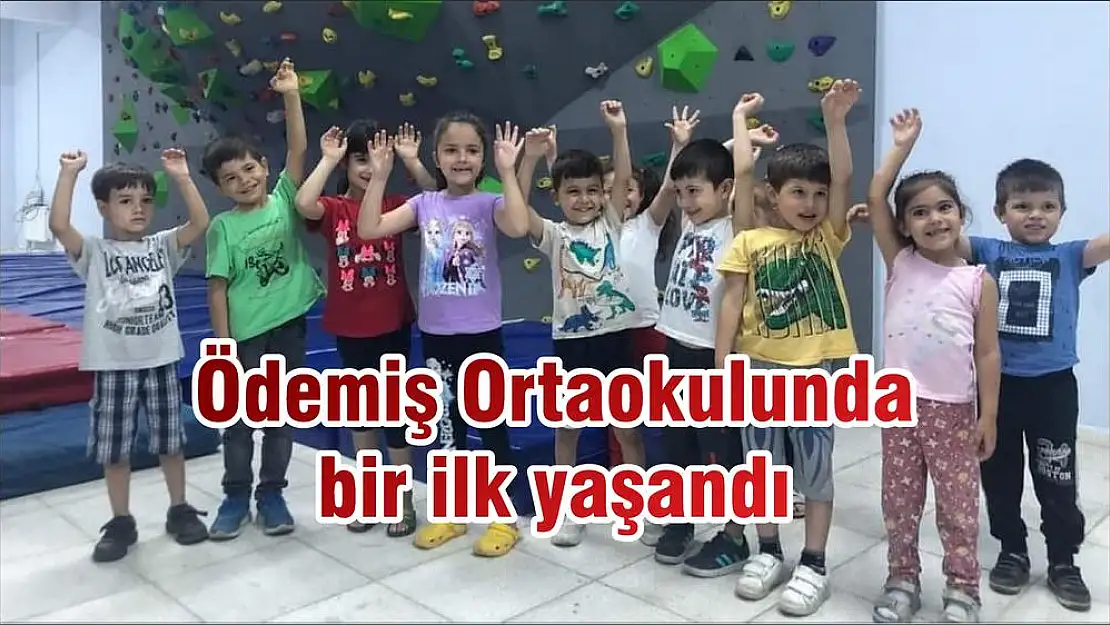 Ödemiş Ortaokulunda bir ilk yaşandı