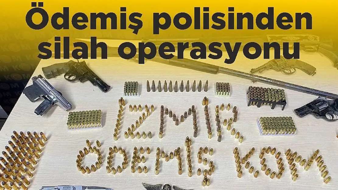 Ödemiş polisinden silah operasyonu