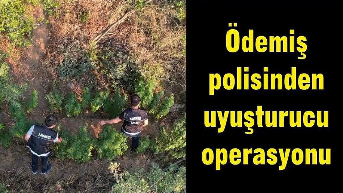 Ödemiş polisinden uyuşturucu operasyonu