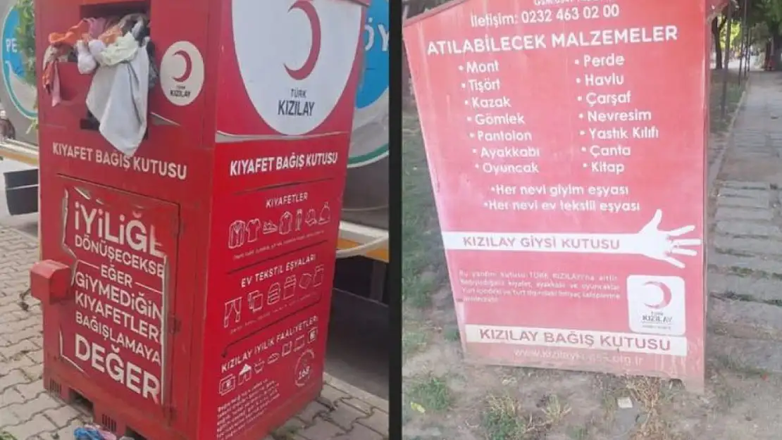 Ödemiş'te Kıyafet Bağış Kutuları Dolu: Vatandaş Tepkili