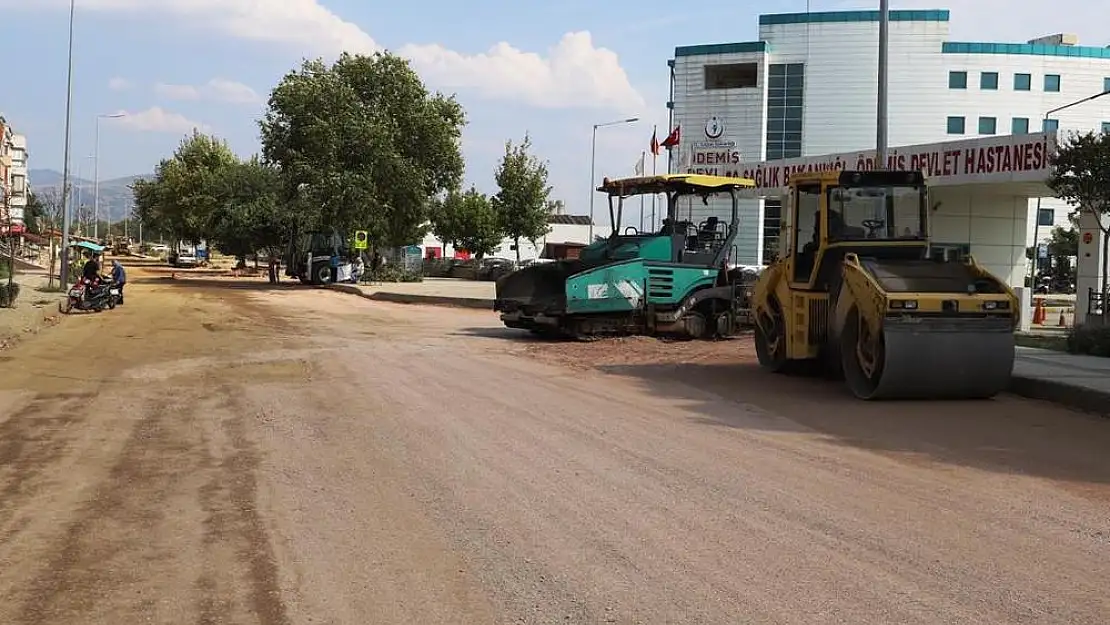 Ödemiş'in yolları kışa hazırlanıyor