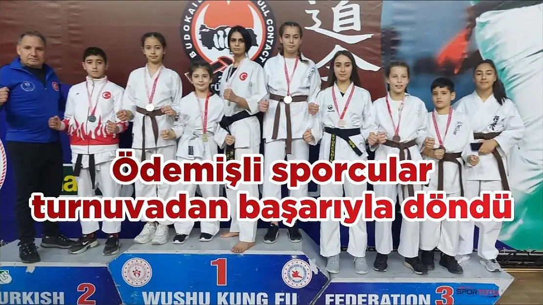 Ödemişli sporcular turnuvadan başarıyla döndü