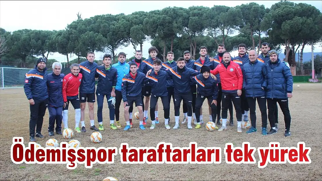 Ödemişspor taraftarları tek yürek