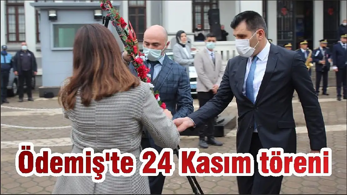 Ödemiş'te 24 Kasım töreni