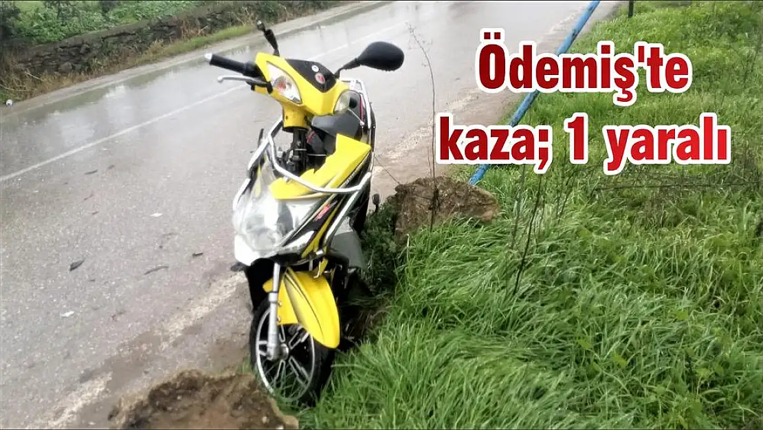 Ödemiş'te kaza 1 yaralı