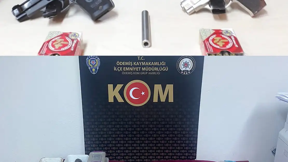 Ödemiş’te Kuru Sıkı Tabanca Operasyonu