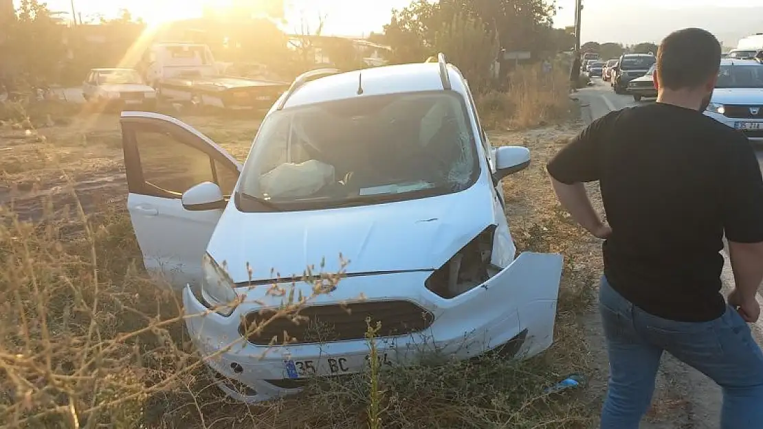 Ödemiş’te Meydana Gelen Trafik Kazasının Görüntüleri Ortaya Çıktı