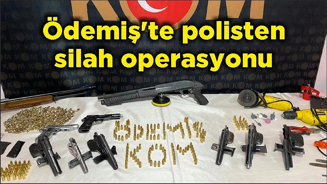 Ödemiş'te polisten silah operasyonu