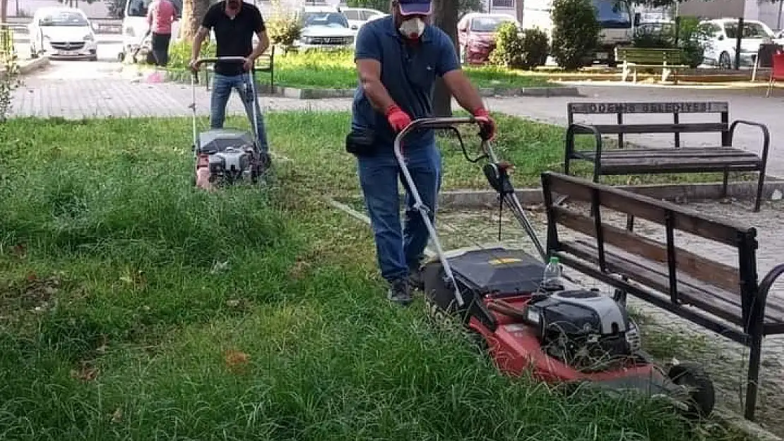 Ödemiş’te Temizlik ve Yeşil Alan Çalışmaları Devam Ediyor