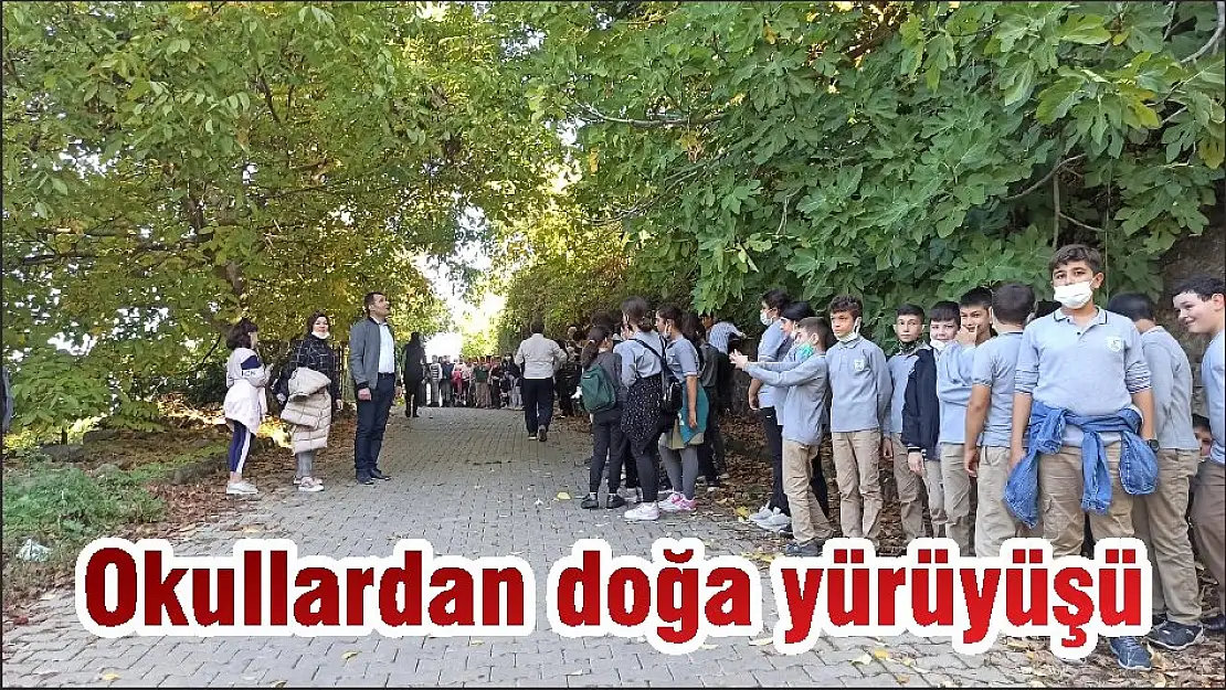 Okullardan doğa yürüyüşü