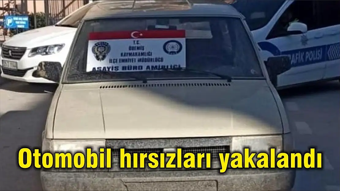 Otomobil hırsızları yakalandı