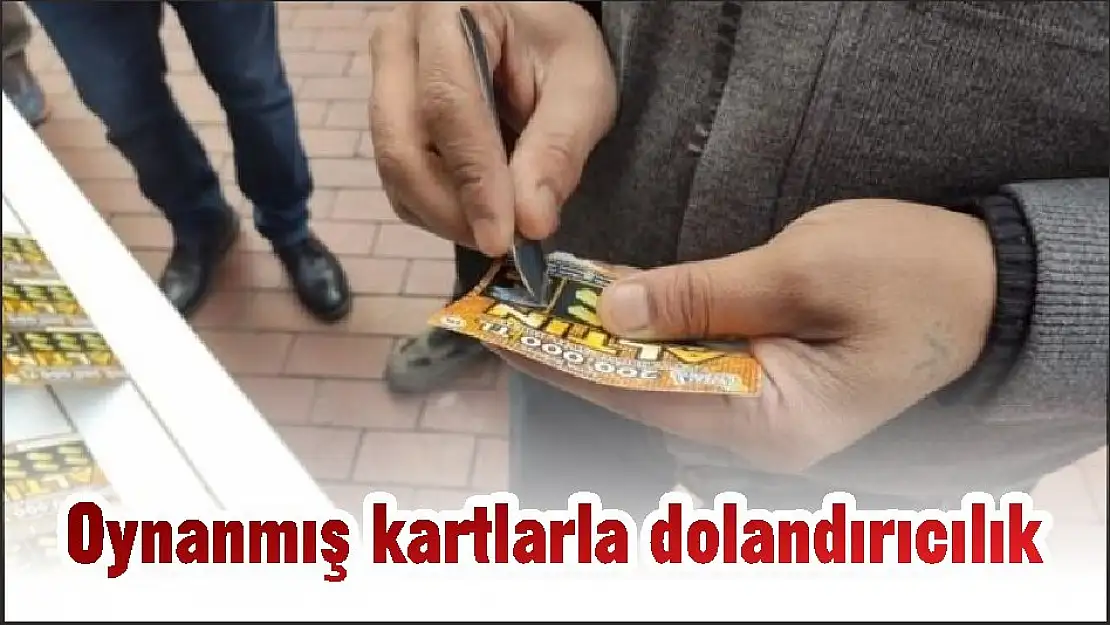 Oynanmış kartlarla dolandırıcılık