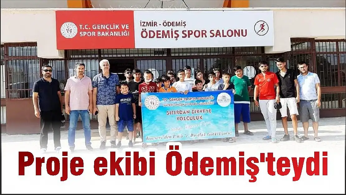 Proje ekibi Ödemiş'teydi