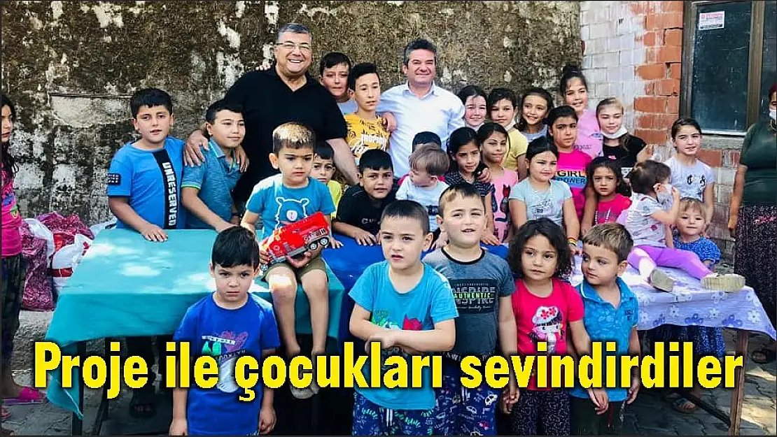 Proje ile çocukları sevindirdiler