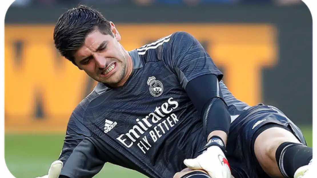 Real Madrid’e, Courtois’dan kötü haber