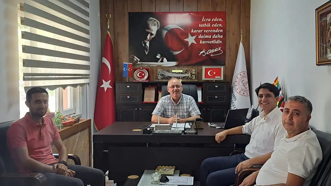 Rehberlik Araştırma Merkezi Ekibi, Ödemiş İlçe Milli Eğitim Müdürü'nü Ziyaret Etti