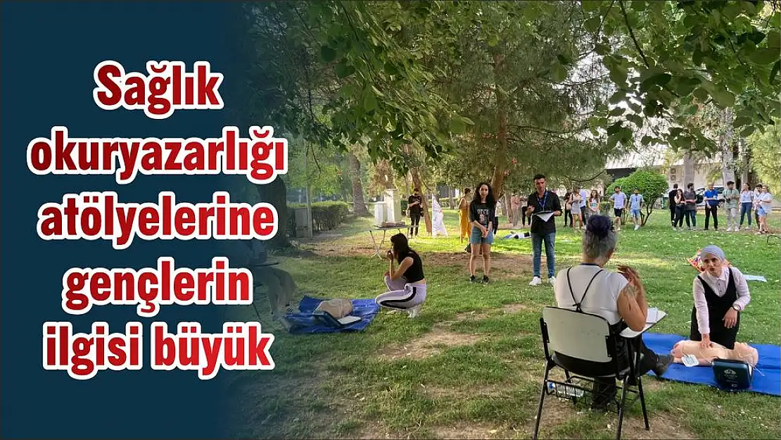 Sağlık okuryazarlığı atölyelerine gençlerin ilgisi büyük