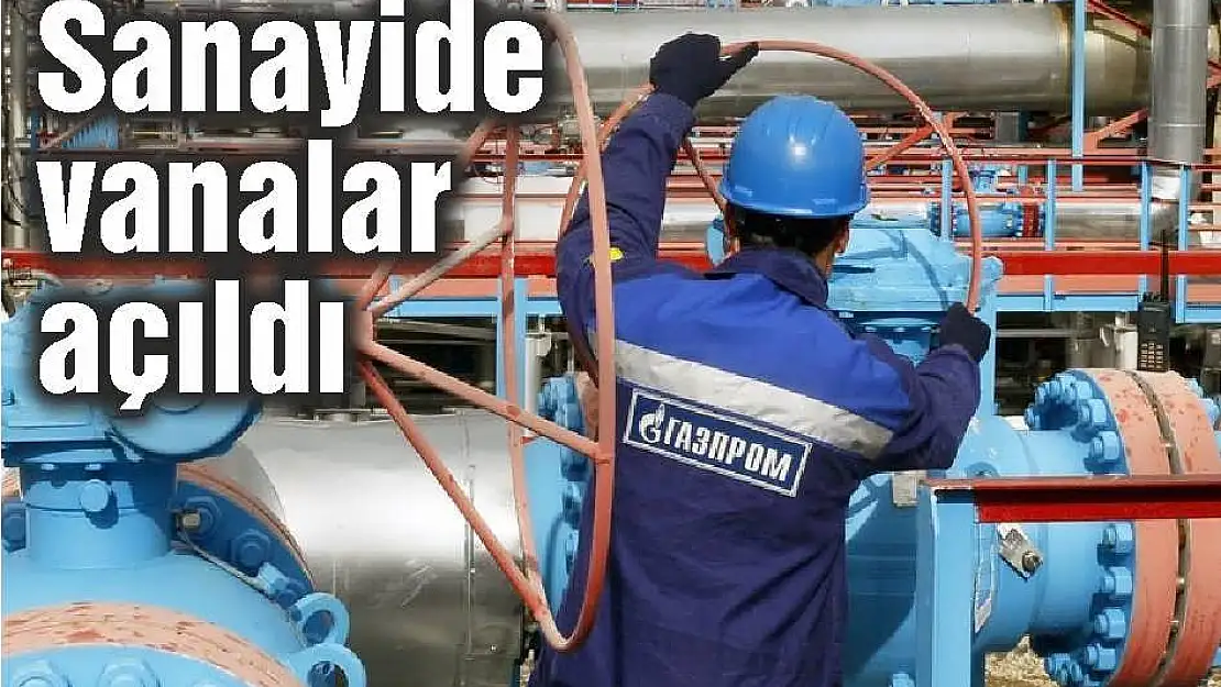 Sanayide vanalar açıldı