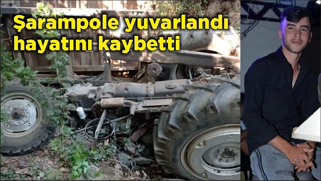 Şarampole yuvarlandı hayatını kaybetti