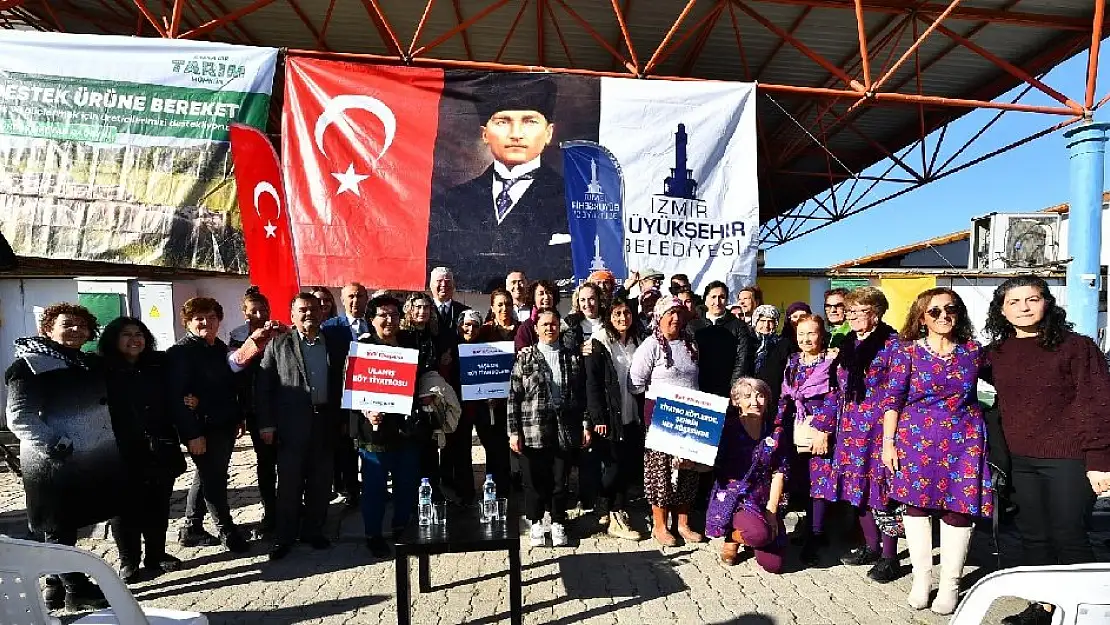 Seferihisar'daki üreticiye küçükbaş hayvan desteği