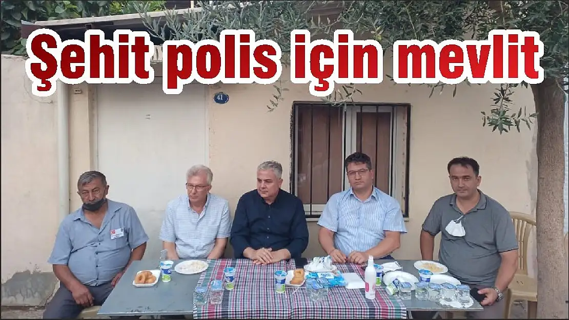 Şehit polis için mevlit