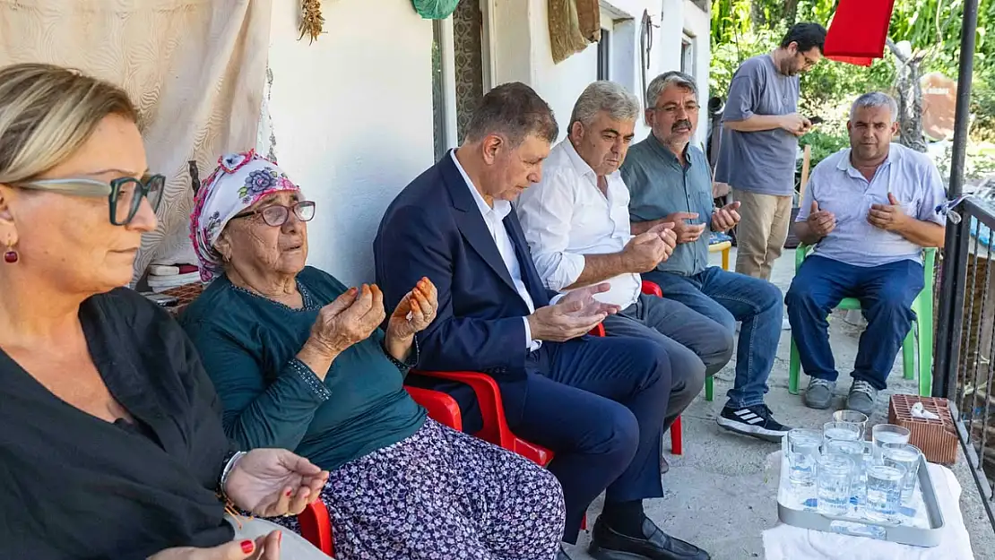 ŞEHİT RAGIP ŞAHİN'İN AİLESİNE TAZİYE