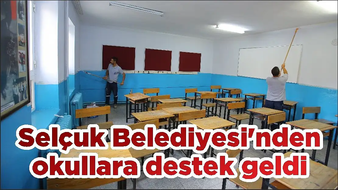 Selçuk Belediyesi'nden okullara destek geldi