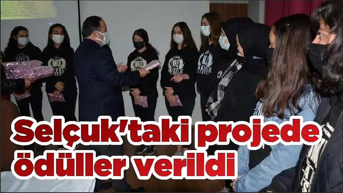 Selçuk'taki projede ödüller verildi