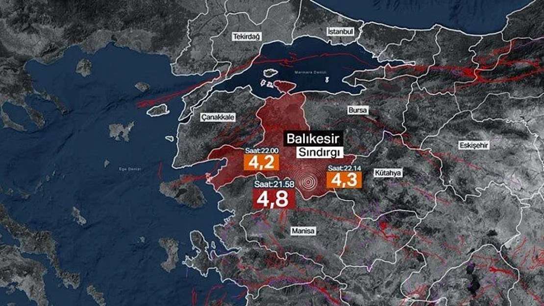 Sındırgı Gece Boyu Sallandı: Artçılar 221'e Ulaştı
