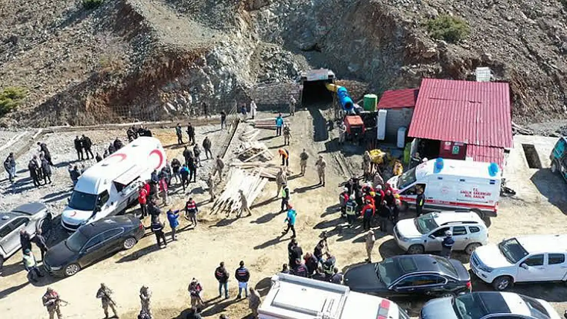 Son Dakika Elazığ'da Maden Ocağında Patlama 2 İşçi Göçük Altında