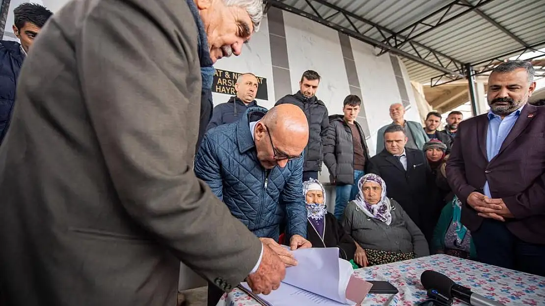 Soyer'den en az oy aldığı köye ziyaret