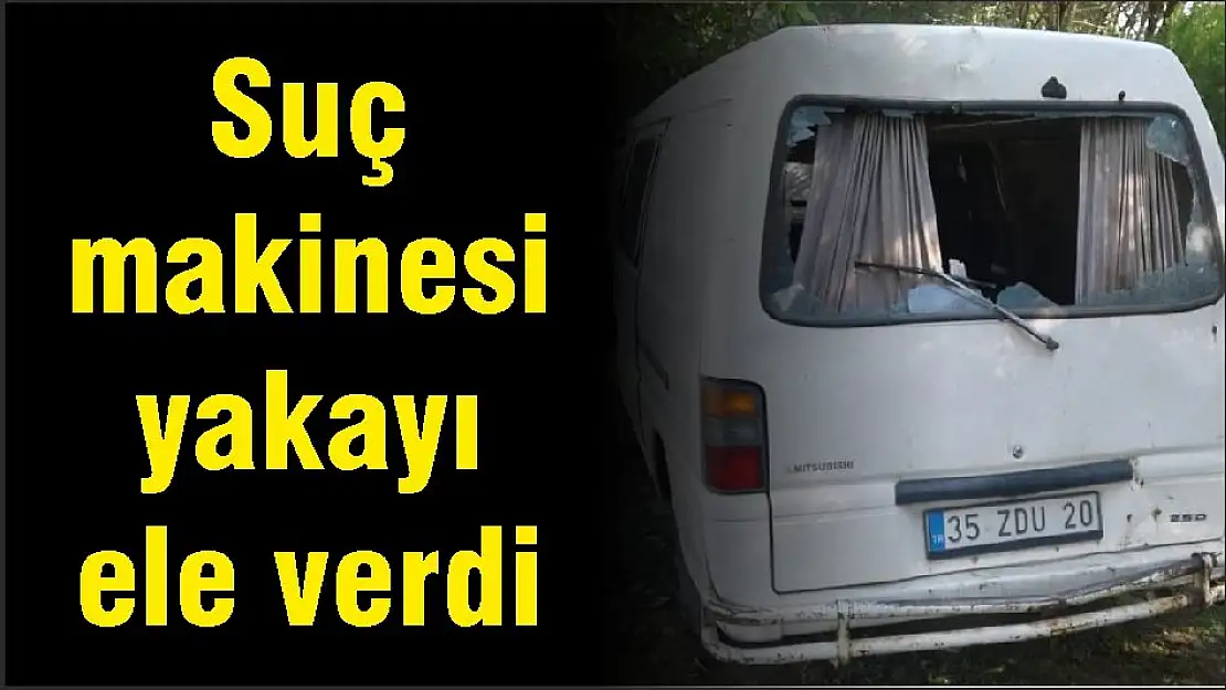 Suç makinesi yakayı ele verdi