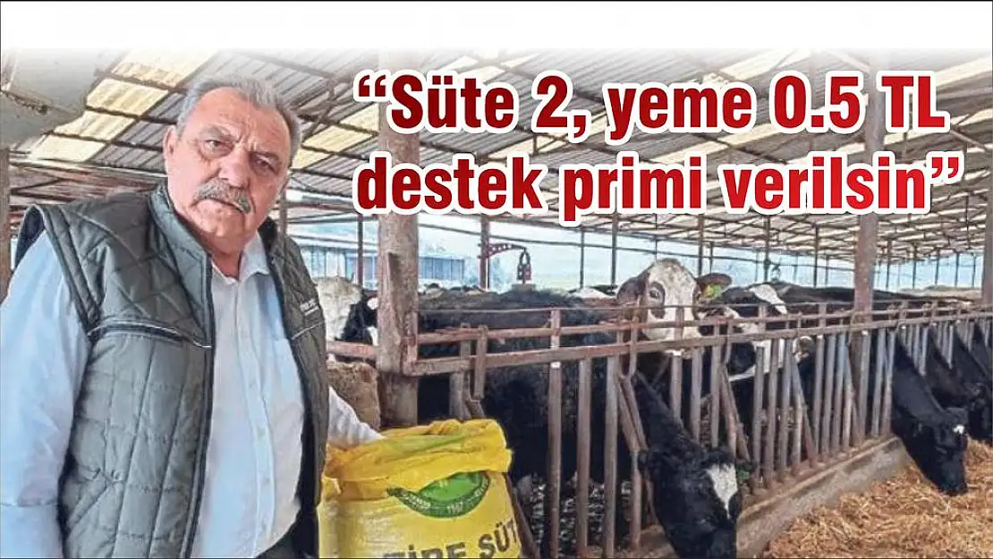 'Süte 2, yeme 0.5 TL destek primi verilsin'