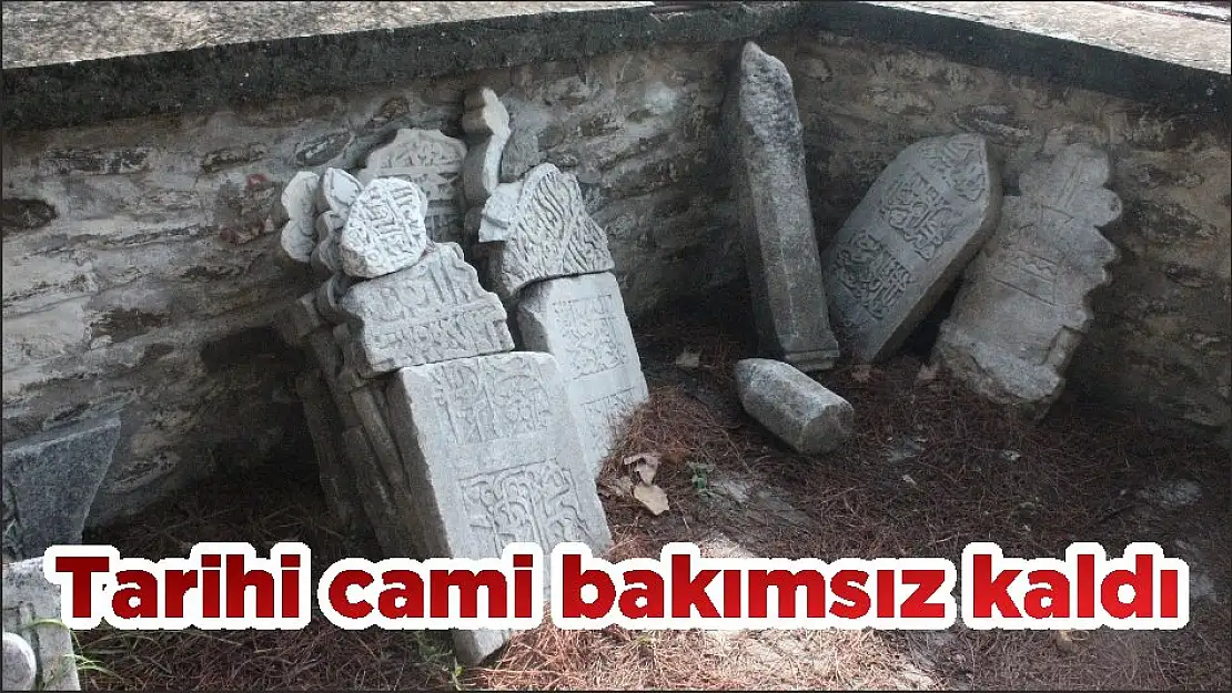 Tarihi cami bakımsız kaldı