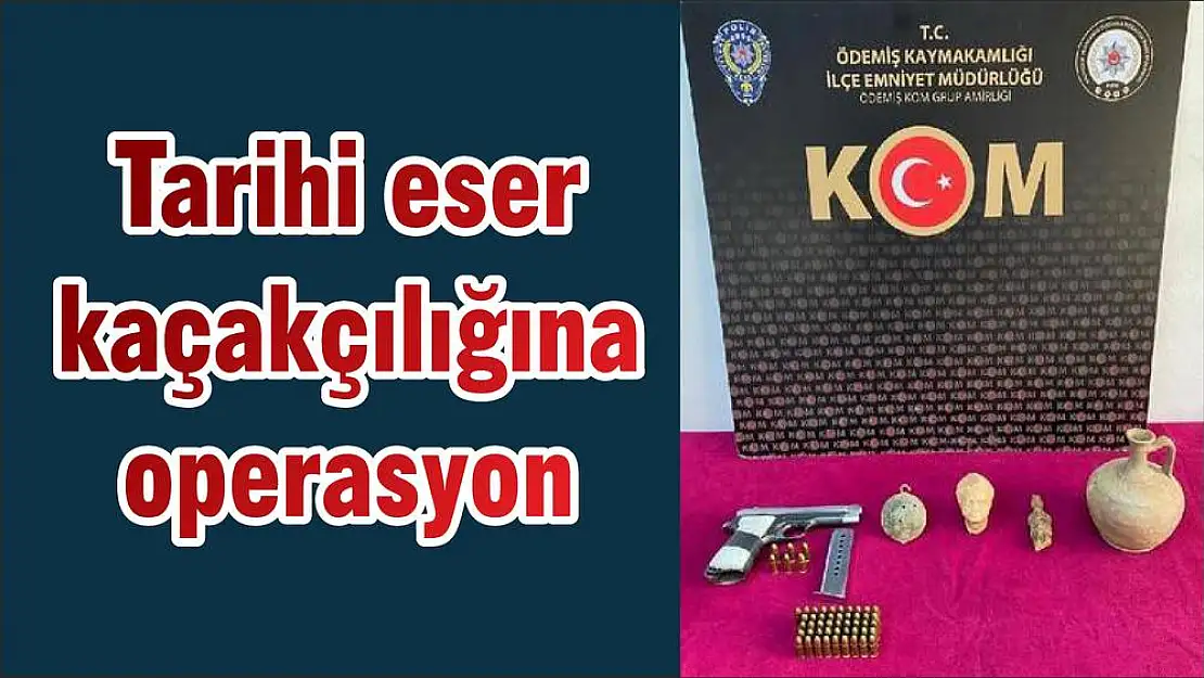 Tarihi eser kaçakçılığına operasyon